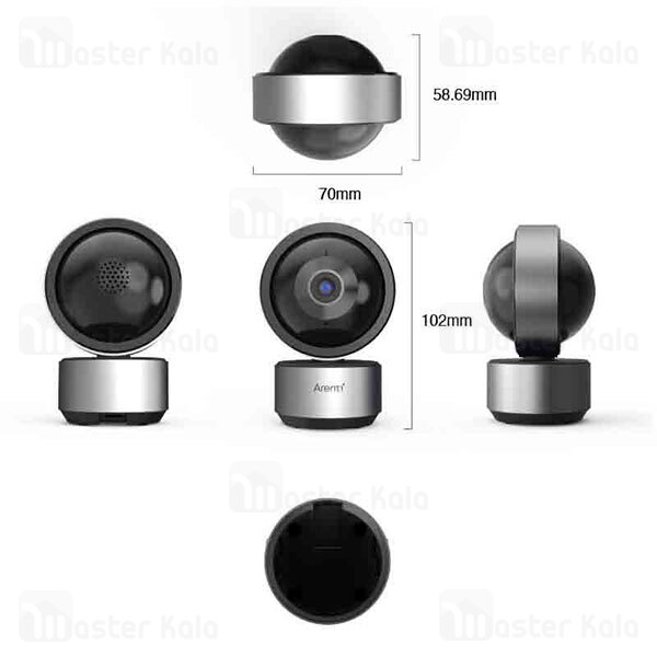 دوربین نظارتی هوشمند آرنتی Arenti Dome1 Ultra HD 3MP/2K Indoor Pan Tilt Zoom Privacy Camera